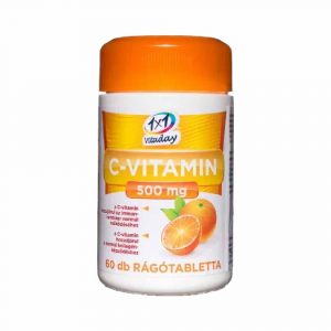 1X1 Vitaday C-Vitamin 500 mg Rágótabletta 60 db