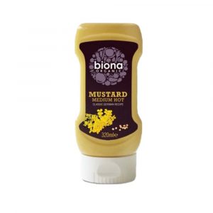 BIONA Bio Mustár Közepes Csípős 320 ml