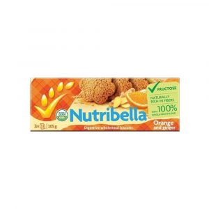 Nutribella Keksz Fruktózzal Narancsos 105 g